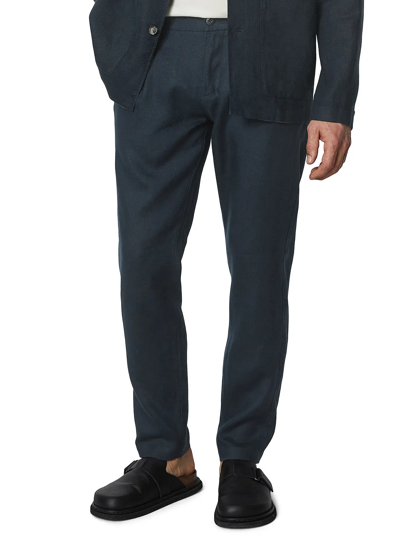 MARC O'POLO | Leinenhose OSBY | dunkelblau